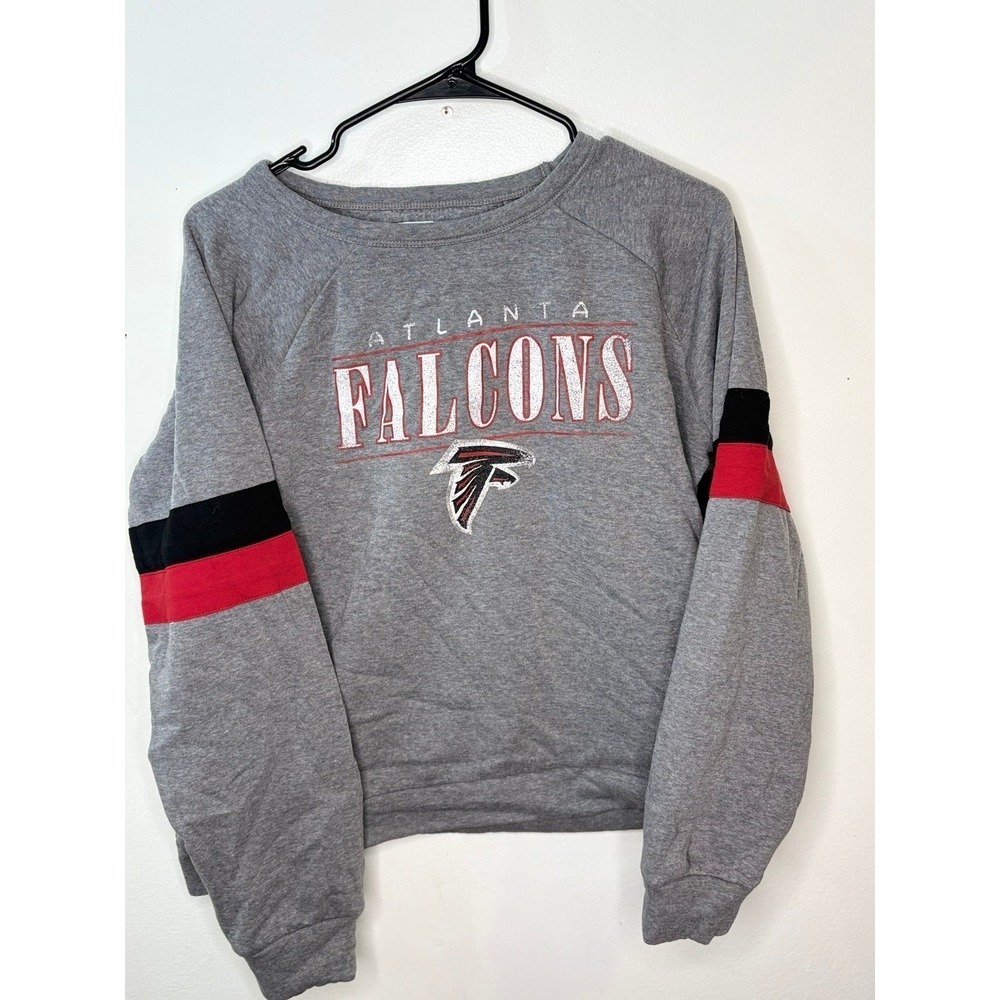 Atlanta Falcons Raglan Pullover Sweatshirt Size large